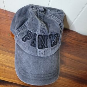 Victoria's Secret PINK Weathered Black/Gray Hat